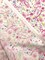 1 Yard Pink Ribbon Cotton Fabric White 44/45″ Wide Breast Cancer Awareness Print
